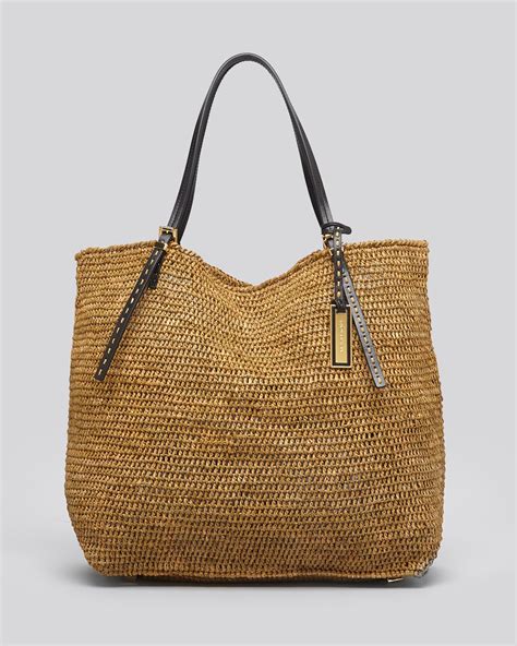 MICHAEL Michael Kors Santorini Straw Clutch Handbags